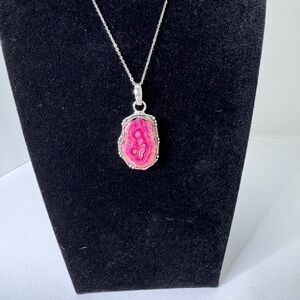 Agate Pendant Necklace